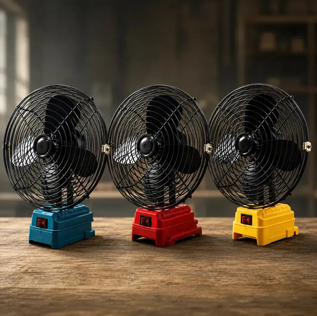 VoltAir Pro bærbar ventilator drevet af værktøjsbatteri