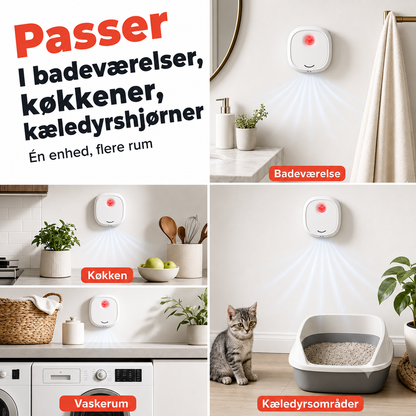 Stille lugtfjerner til kæledyrslugt