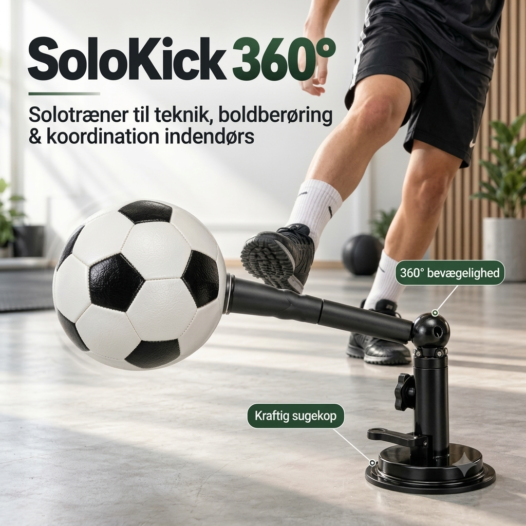 SoloKick 360 indendørs fodboldtræner