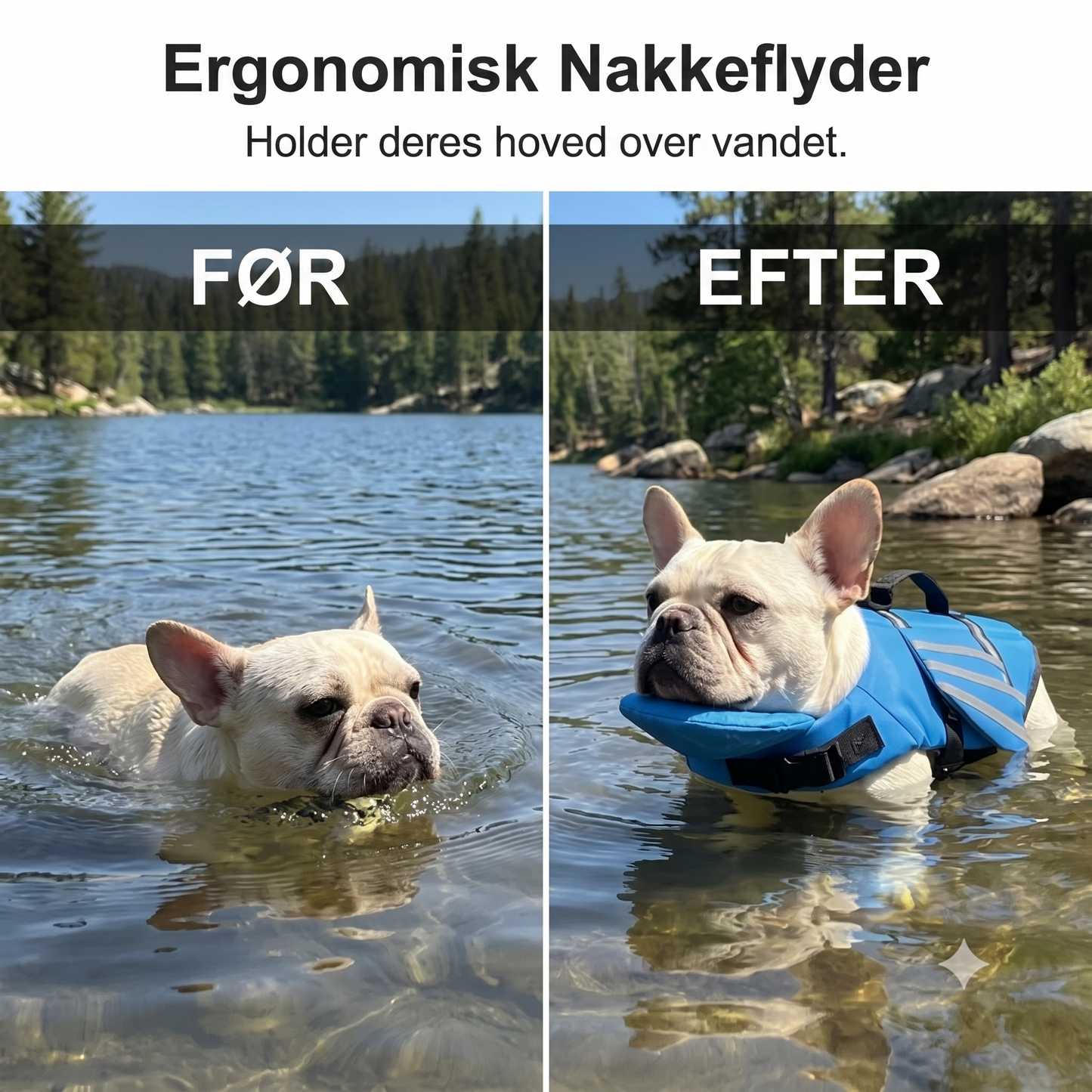Hundefredningsvest med englevinger