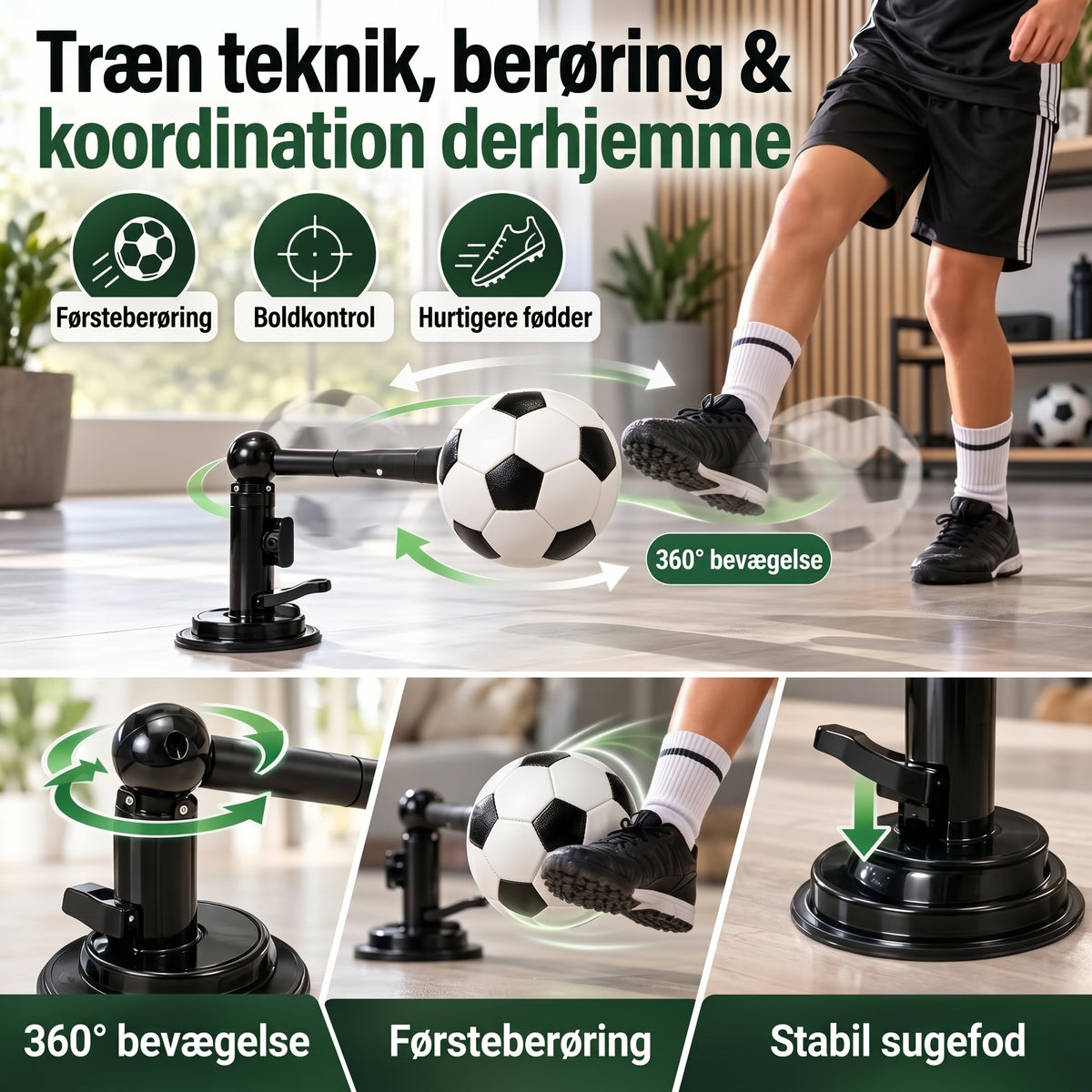 SoloKick 360 indendørs fodboldtræner