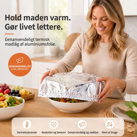 HeatCover genanvendelige varmeholdende låg