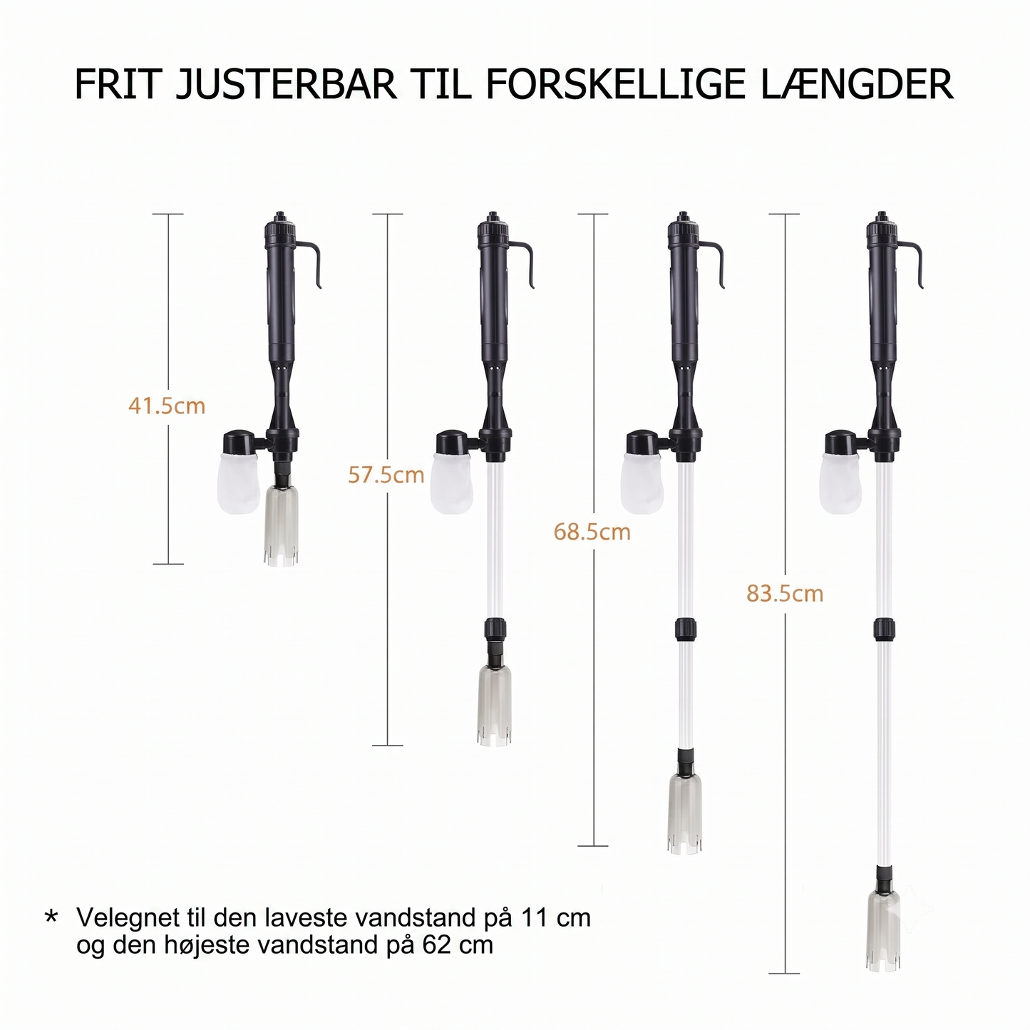 Trådløs akvariebundrenser