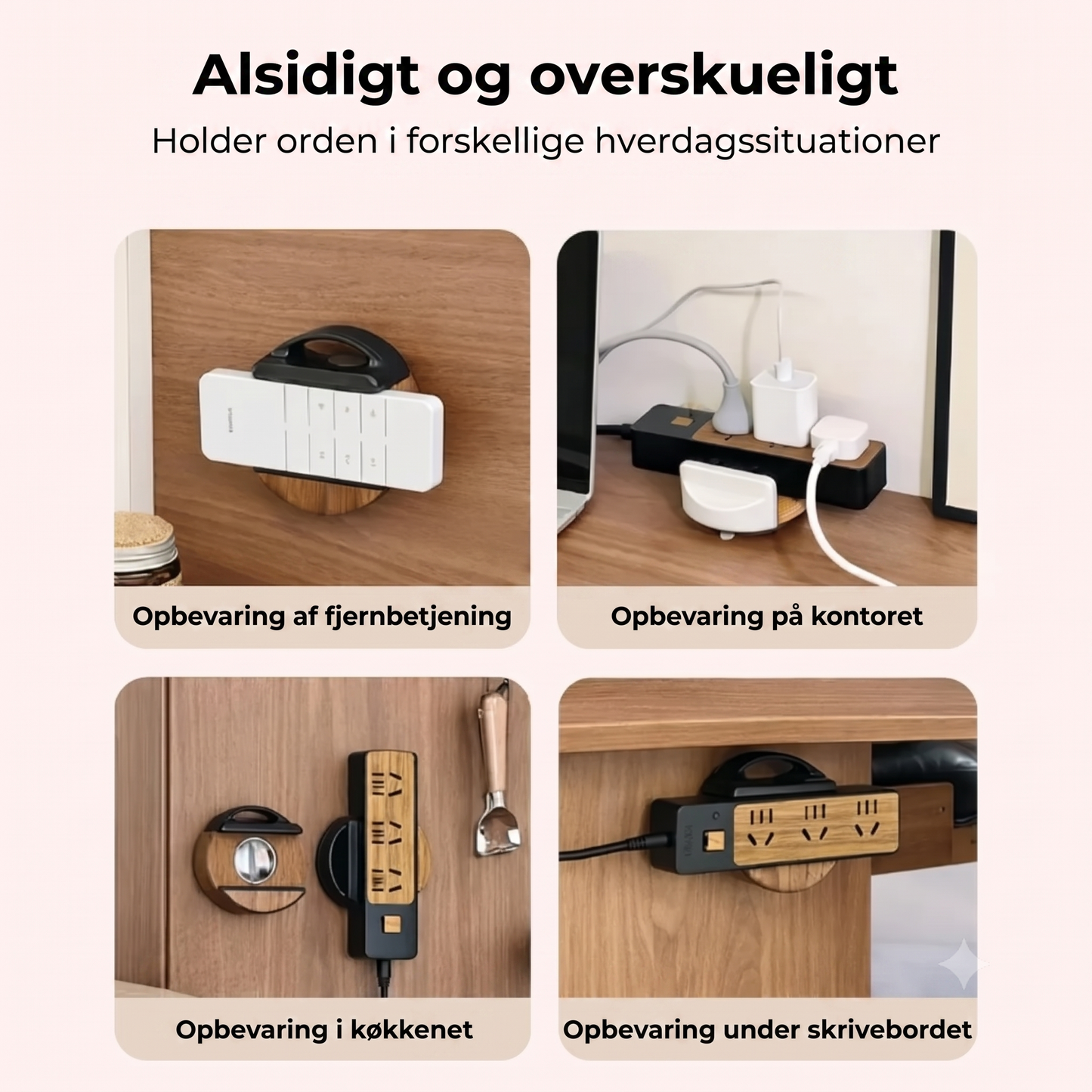 Kabelholder med sugekop