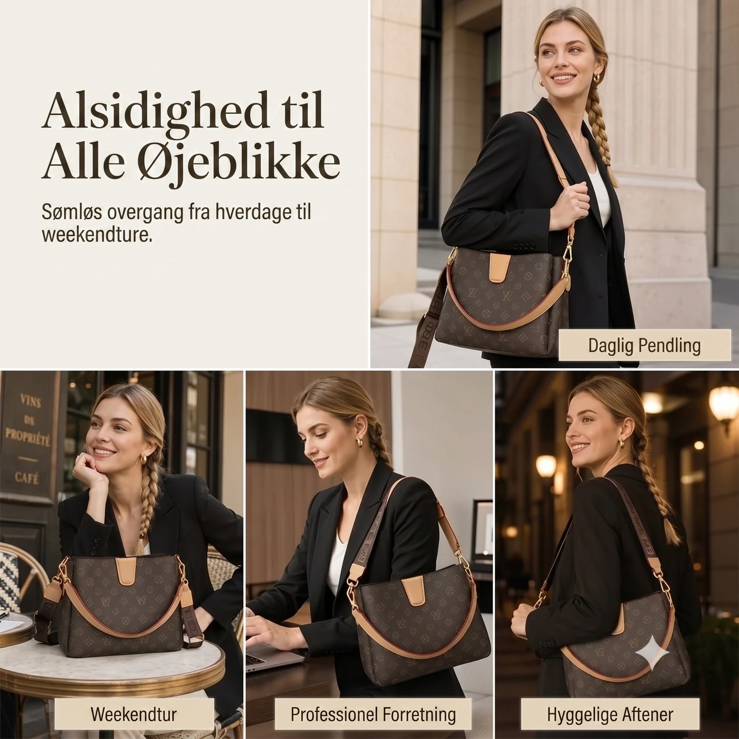 Dameskuldertaske