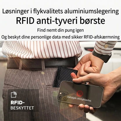 Slank herrepung med RFID-beskyttelse