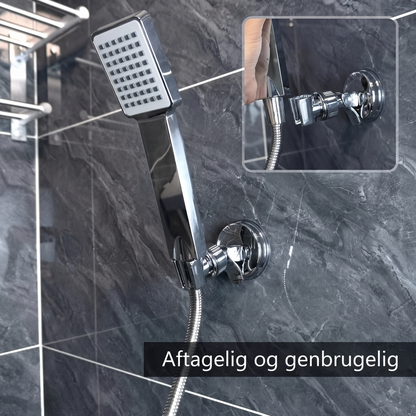 Brusehovedholder med sugekop