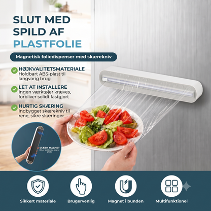 Magnetisk folieskærer til husholdningsfilm