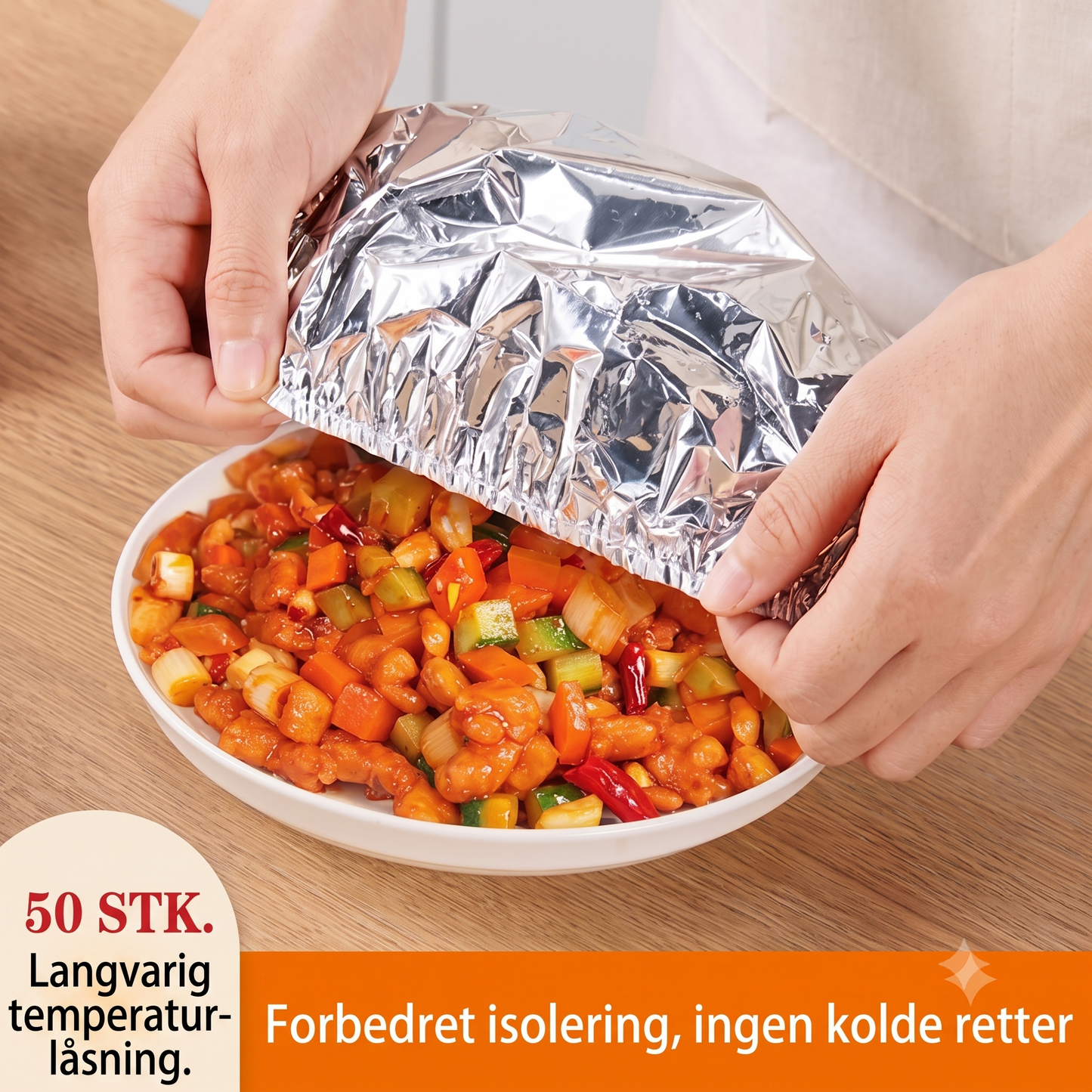 HeatCover genanvendelige varmeholdende låg