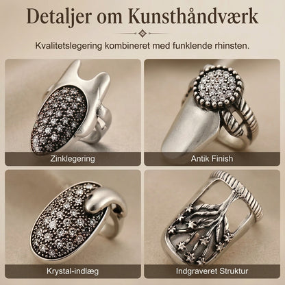 Sæt med 4 justerbare negleringe