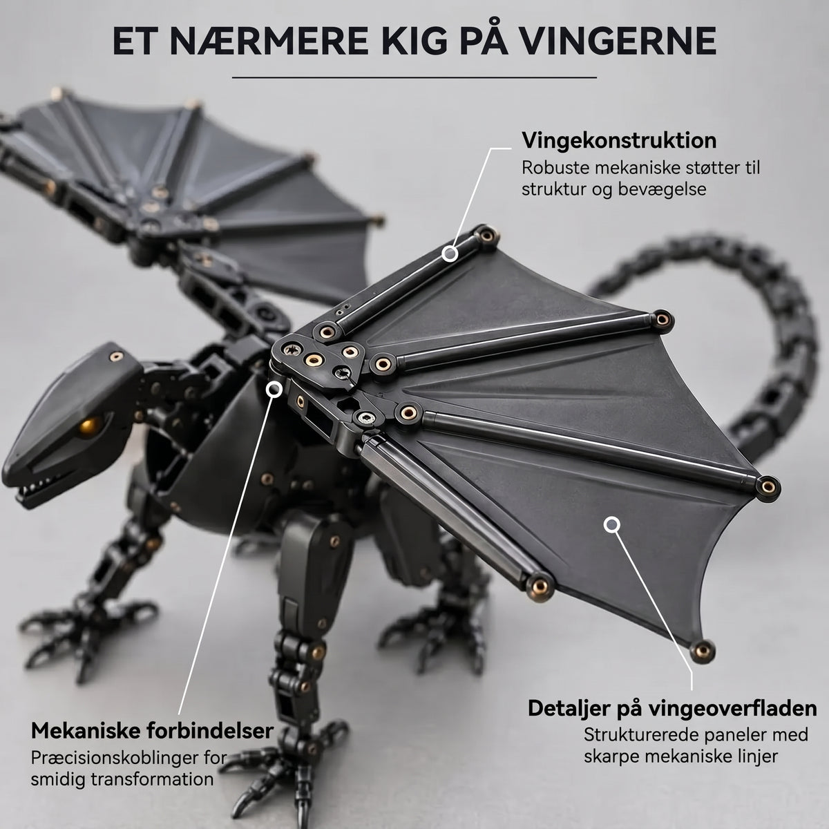 DragonMorph mekanisk æg der forvandles til en drage