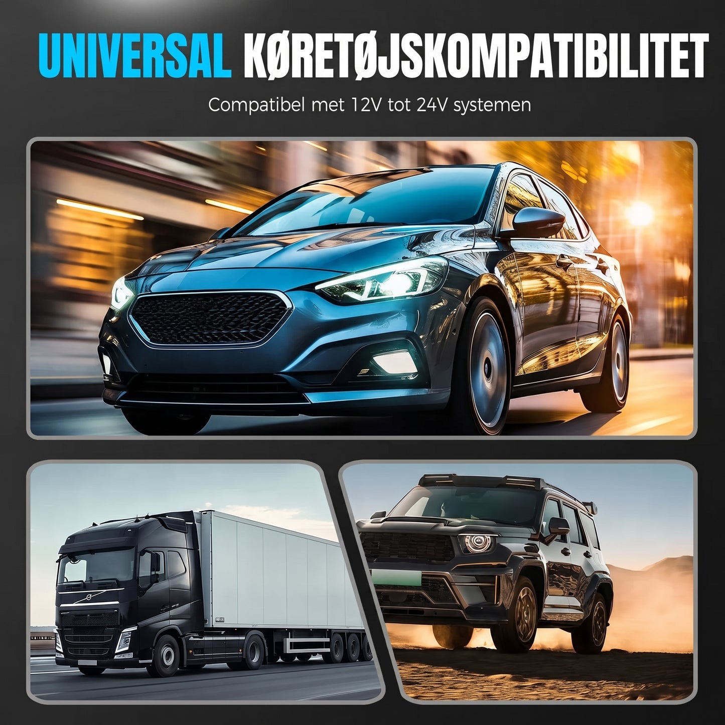 FM Bluetooth-sender til bil med håndfri opkald