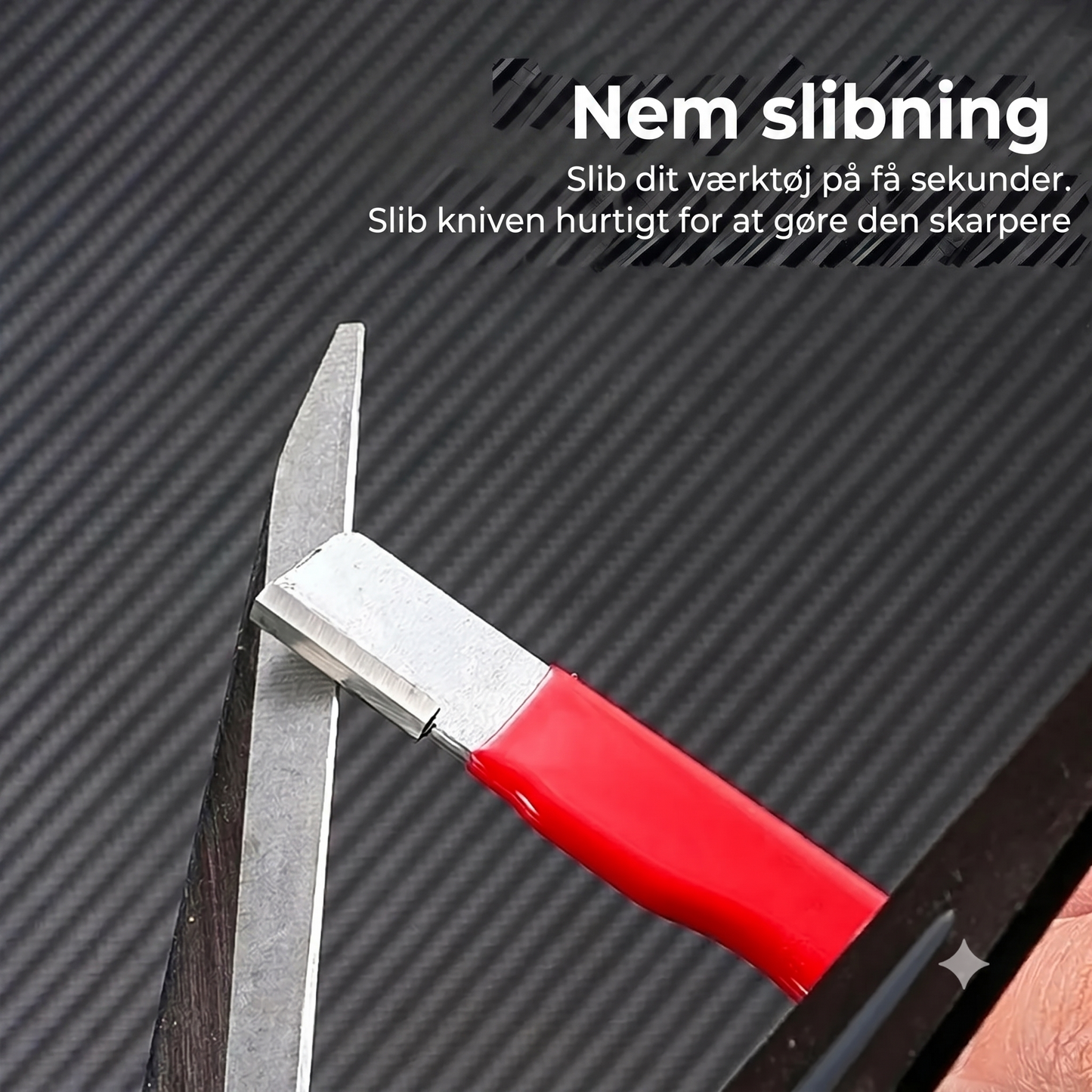 Sæt med 2 slibere til knive og saks