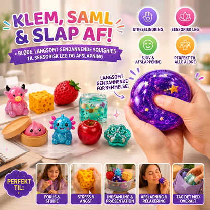 Squishy Fun Box mystery box med 8 squishies