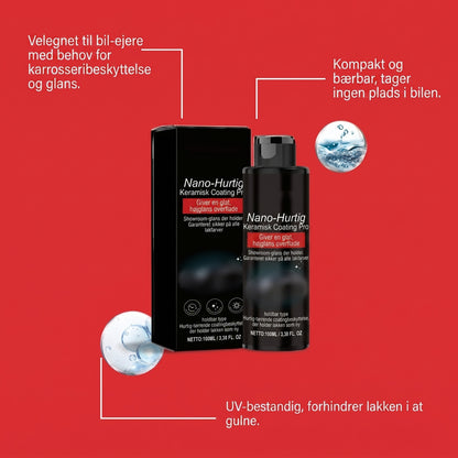 Nanokeramisk højglans-detailingspray til bil