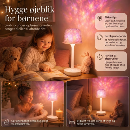 LumaWave bærbar stemningslampe med bølgeprojektion