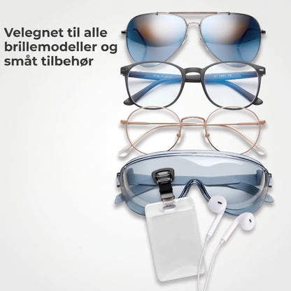 Magnetisk brilleholder til tøj