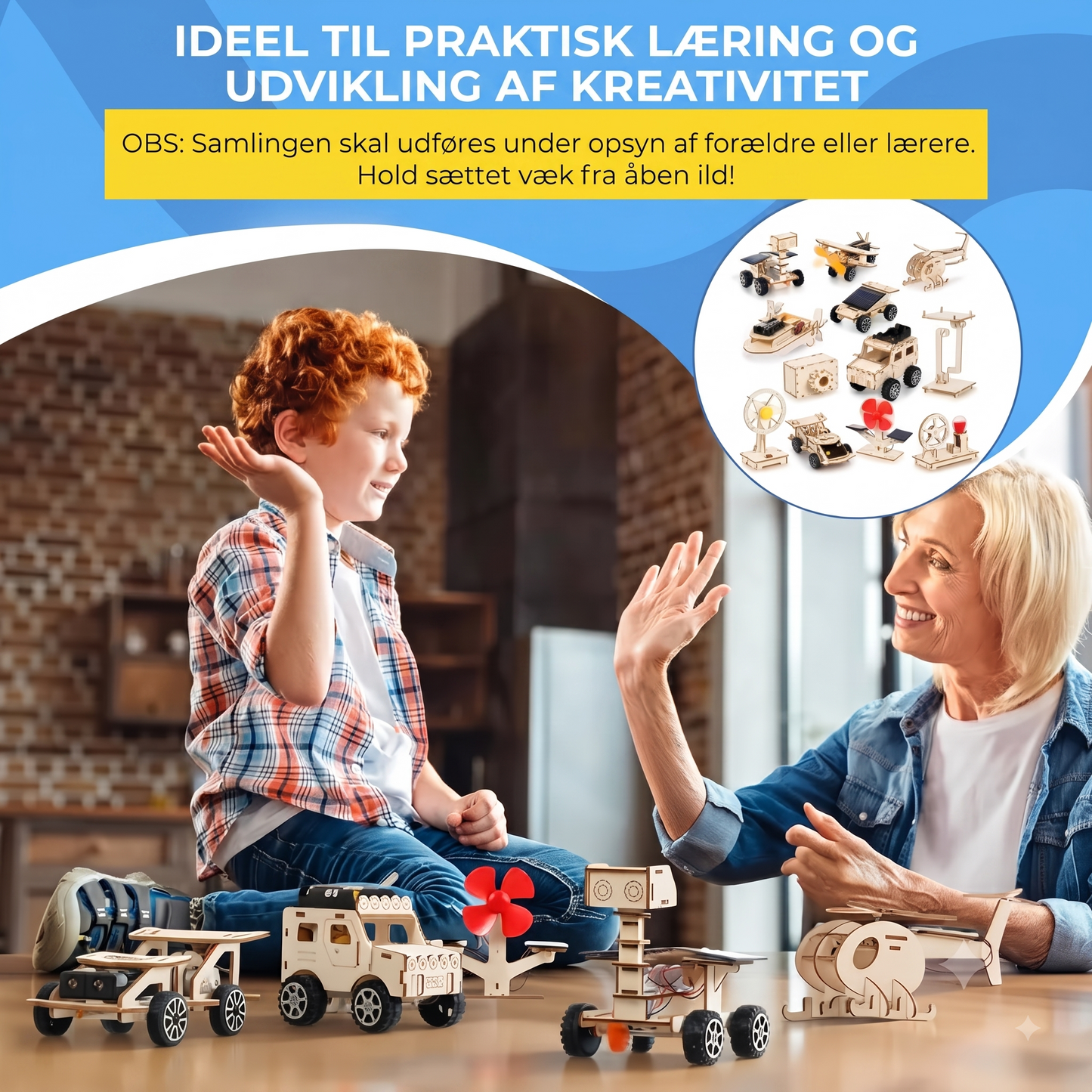 Robotbyggesæt uden værktøj
