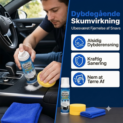 Skumrens til instrumentbræt, læder og vinyl