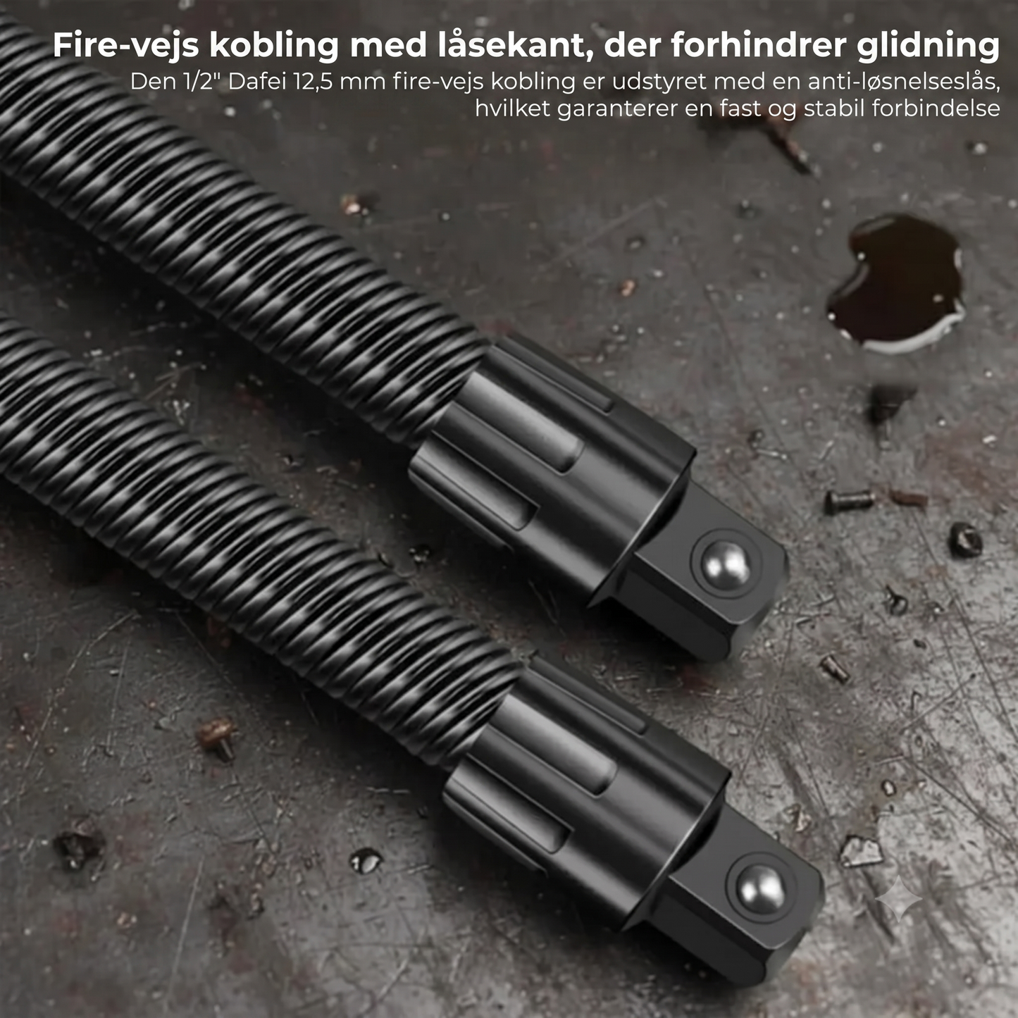 Fleksibel boreforlænger