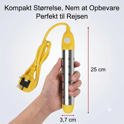Dykpovervarmer i rustfrit stål