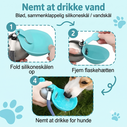 Lækagesikker drikkekop til kæledyr