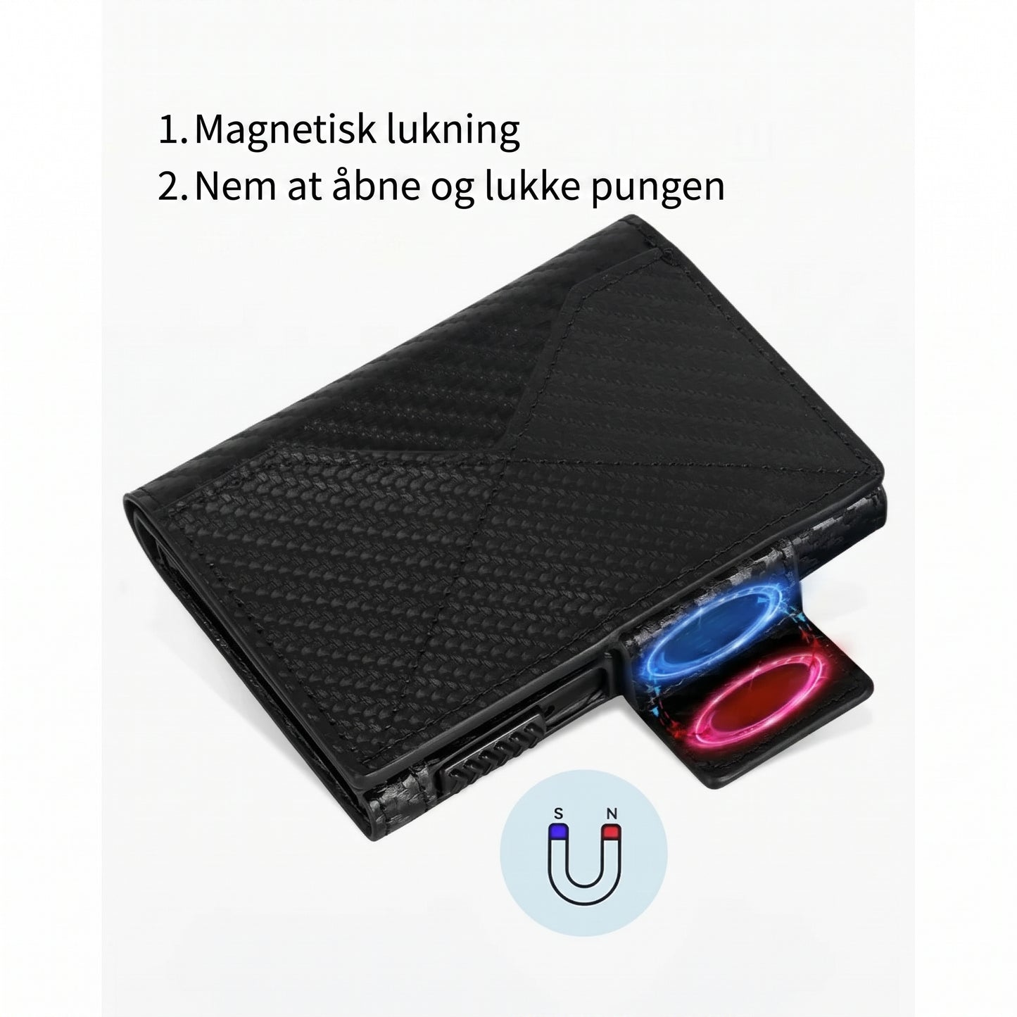 Slank herrepung med RFID-beskyttelse