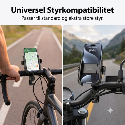 Cypkelholder med klikmontering og sikker lås