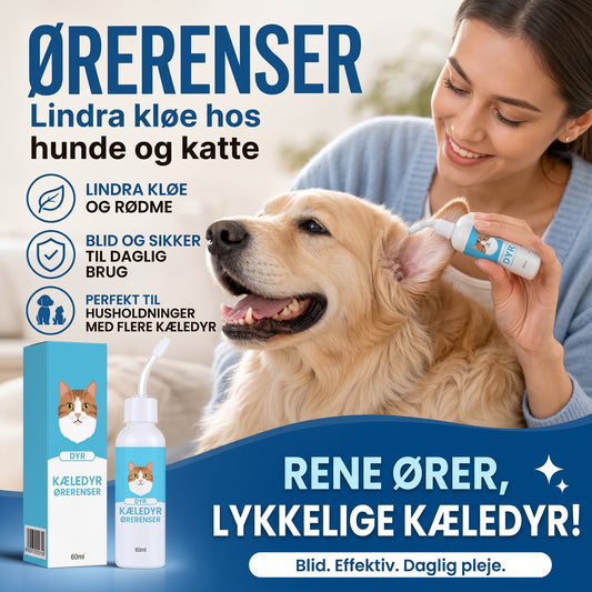 Ørerensedråber til hunde og katte