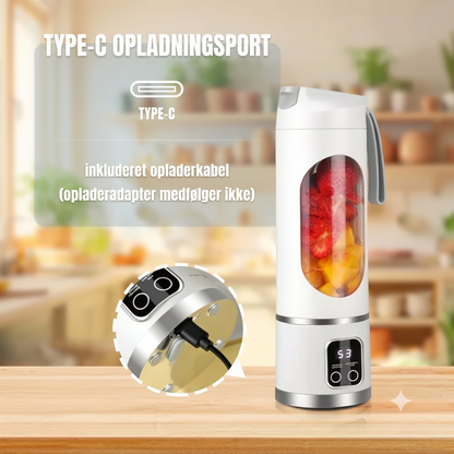 Trådløs bærbar blender til juice og smoothies