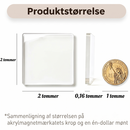 Sæt med 10 fotomagneter
