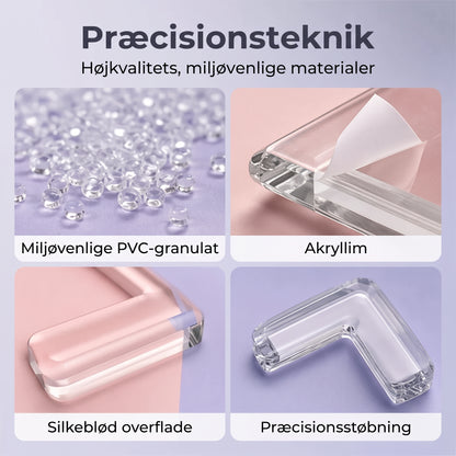 Gennemsigtige hjørnebeskyttere til møbler sæt med 20 stk.