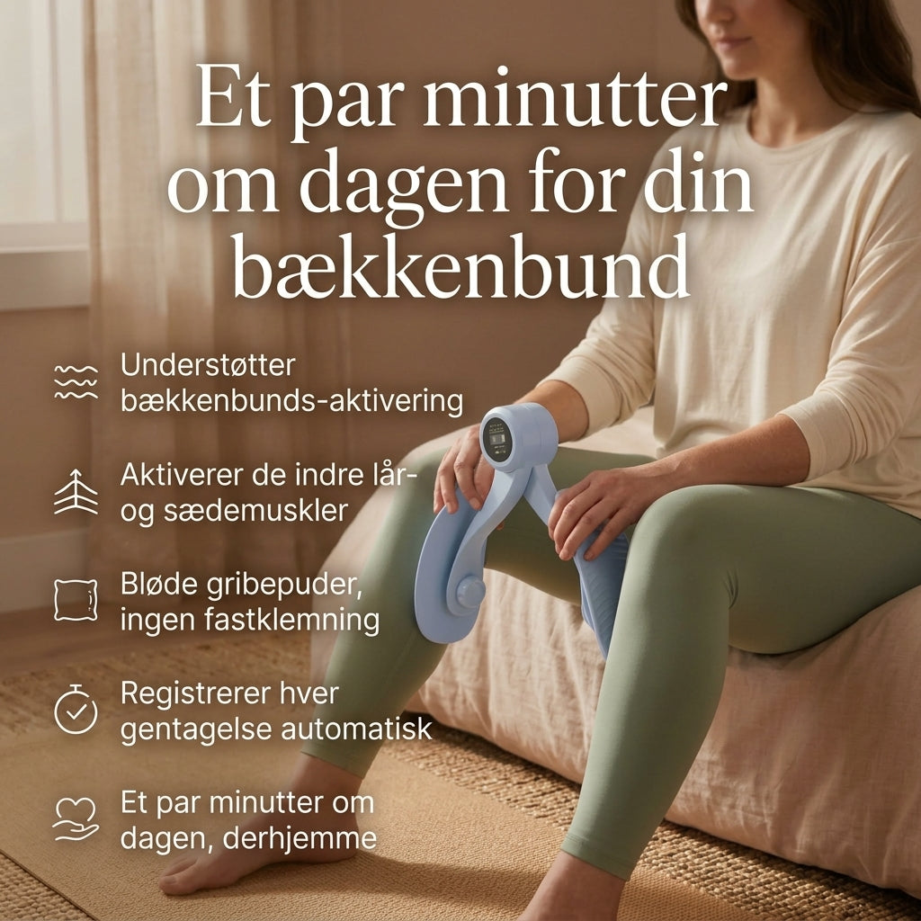 Modstandstræner til bækkenbund og inderlår