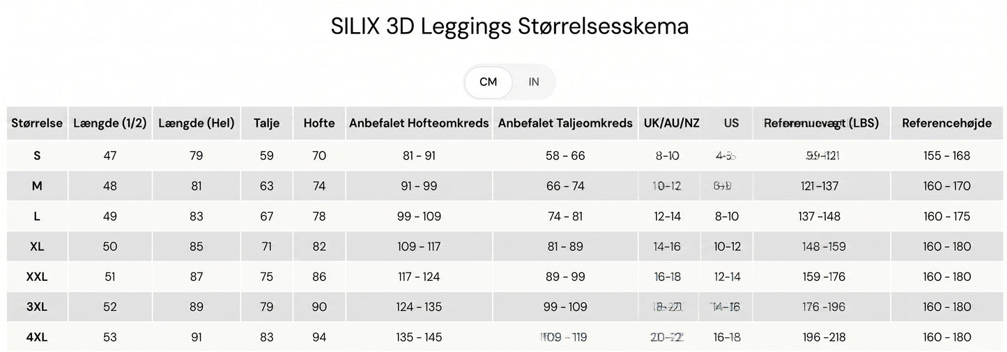3D Sculpt leggings med formende pasform