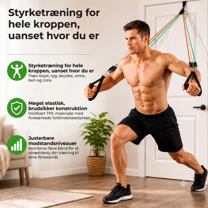 Sæt med 5 træningsbånd
