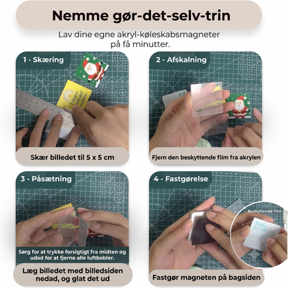 Sæt med 10 fotomagneter