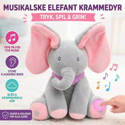 Borte-borte-tit elefantbamse med musik