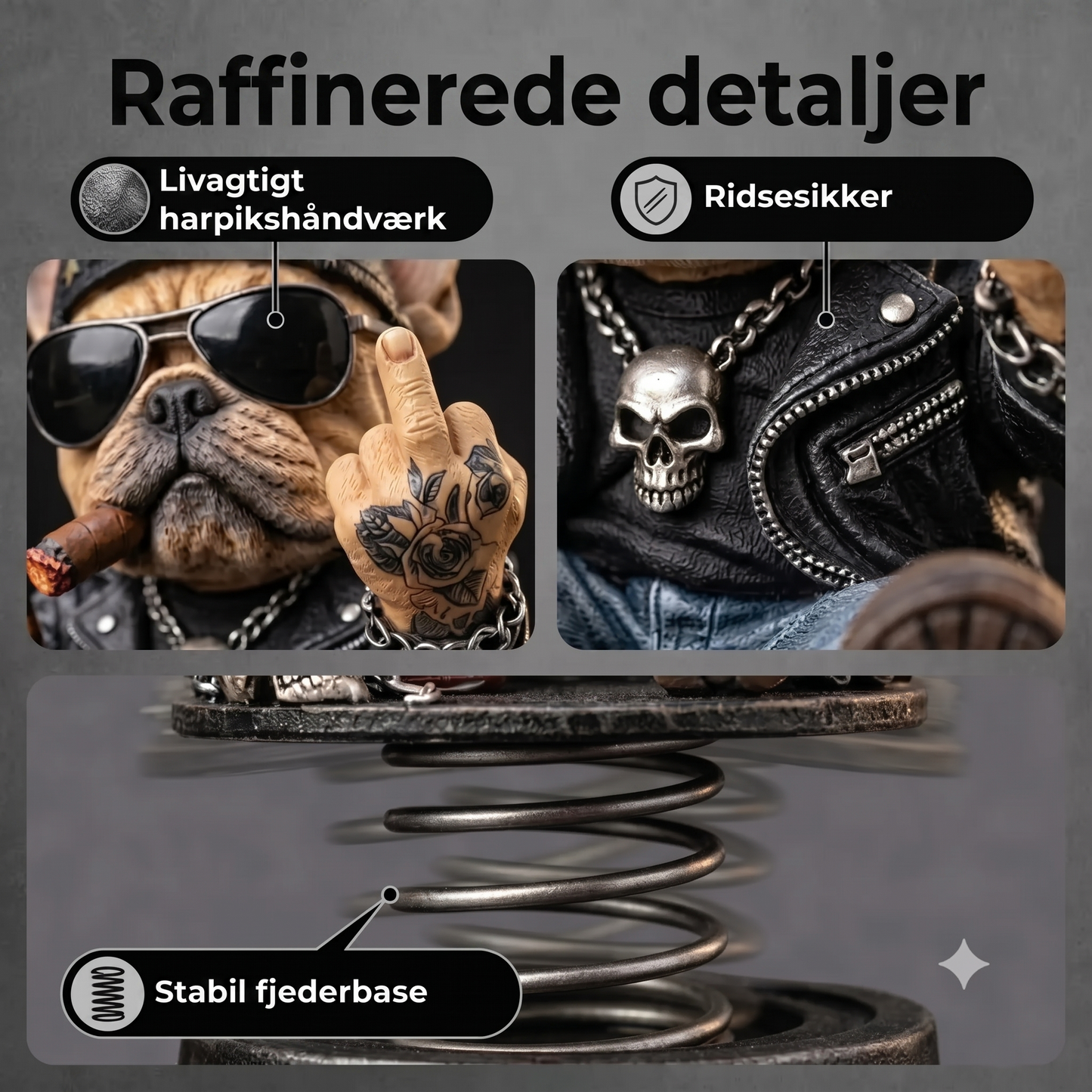 Bulldog bildekoration