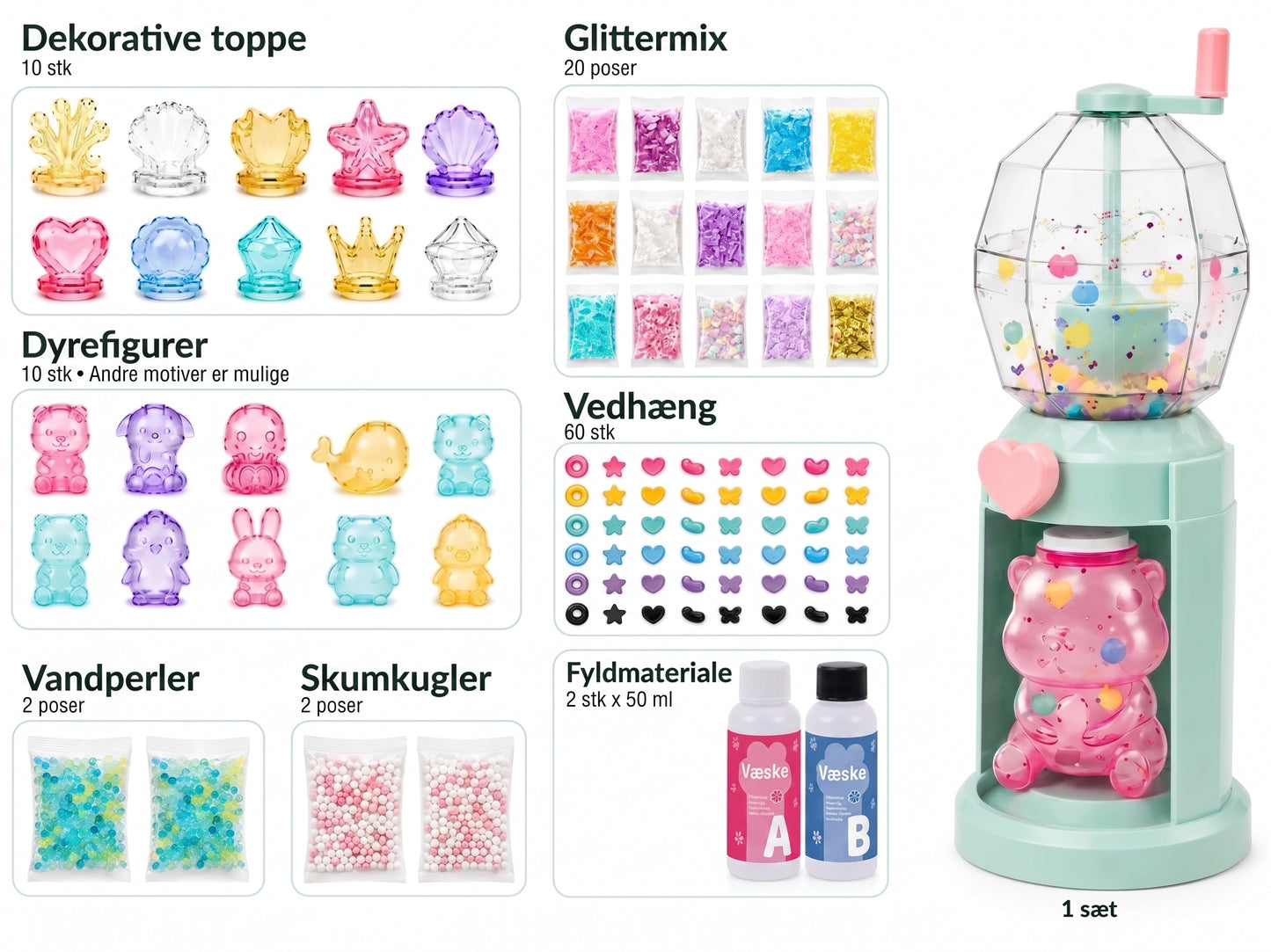 DIY-hobbysæt til at lave dine egne squishies