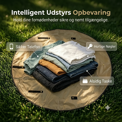 Vandtæt rejsetaske og picnicmat 2-i-1