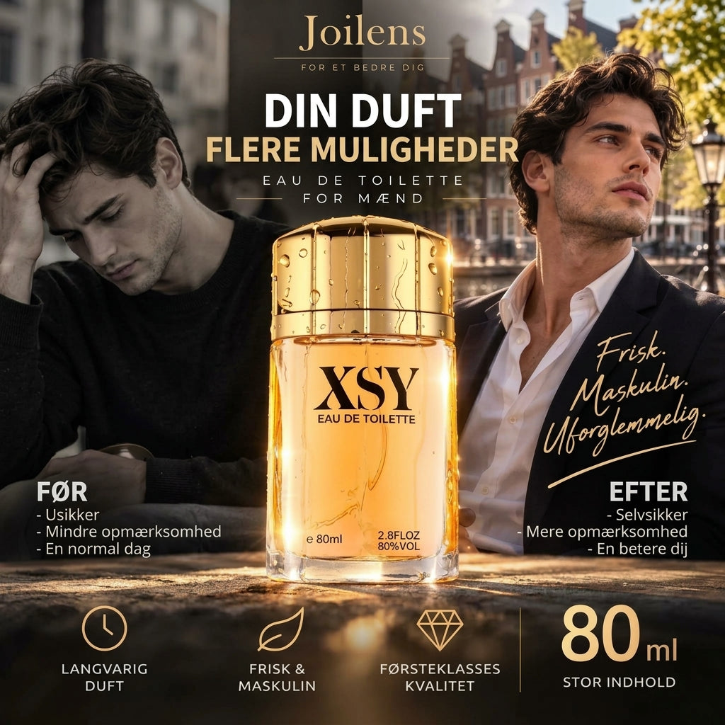 Langtidsholdbar herreparfume