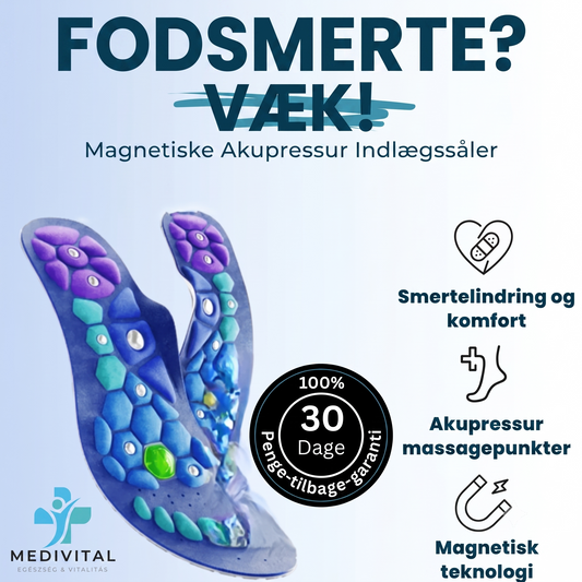 Medivital magnetiske akupressur-indlægssåler