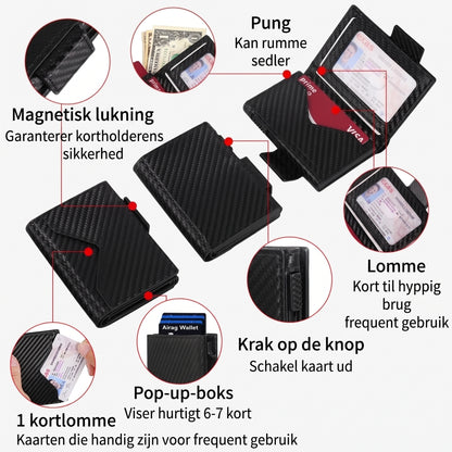 Slank herrepung med RFID-beskyttelse