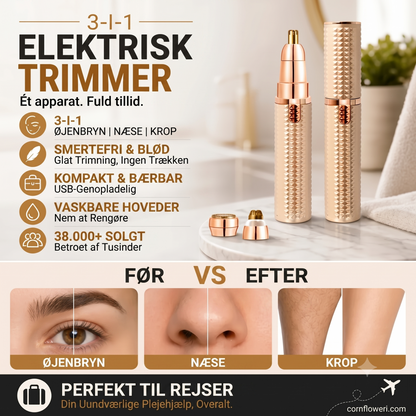 Præcisionsøjenbrynstrimmer