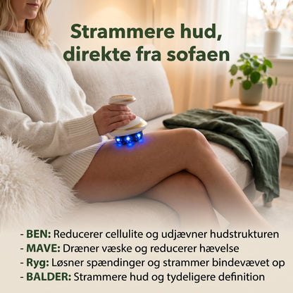 LymfElite massageapparat med vakuum varme og LED-lys