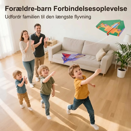 Byggesæt til papirfly med 10 modeller