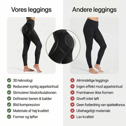 3D Sculpt leggings med formende pasform