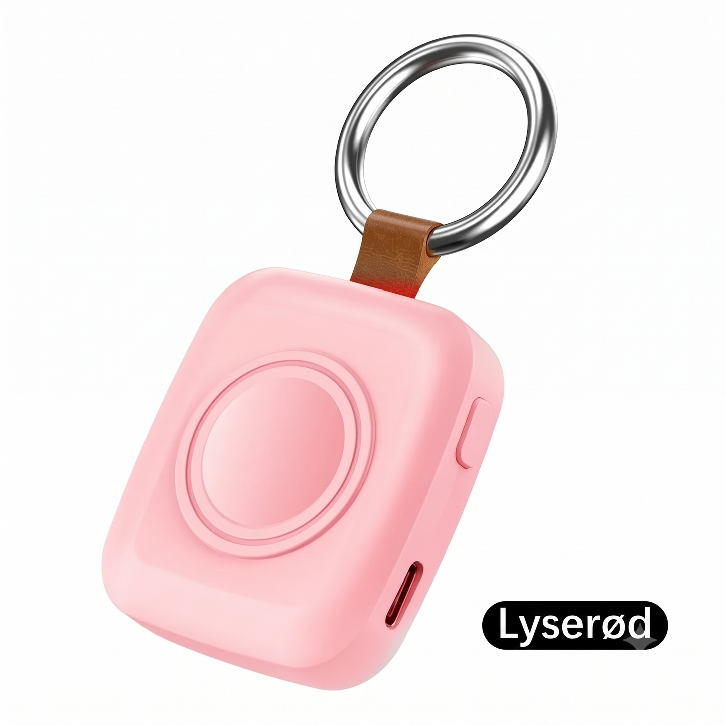 Kompakt magnetisk 1200 mAh smartwatch powerbank med nøglering