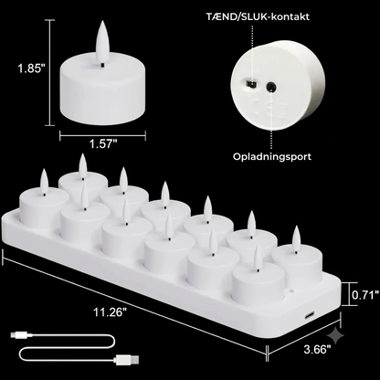 Genopladelige LED-lys