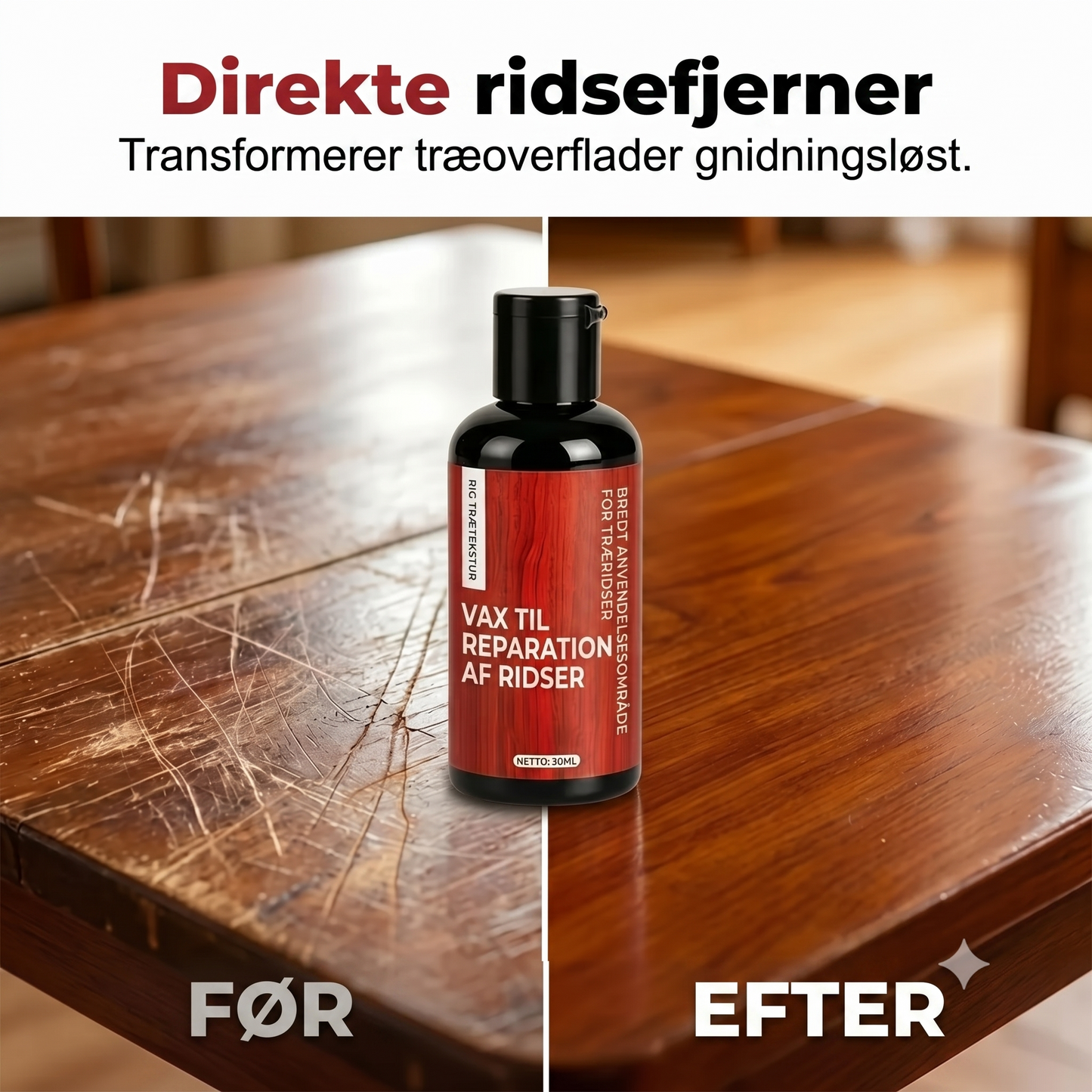 Voks til ridse reparation